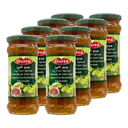 Durra - Feigenkonfitüre, Brotaufstrich mit Feigen - Fruchtaufstrich in 430g Glas (8 x 430g) von Durra