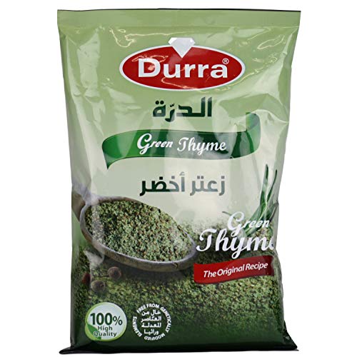 Durra - Saatar Grüne arabische Gewürzmischung - Zaatar Gewürz Orientalisch in 400 g Packung Durra - Saatar Grüne arabische Gewürzmischung - Zaatar Gewürz Orientalisch in 400 g Packung von Durra