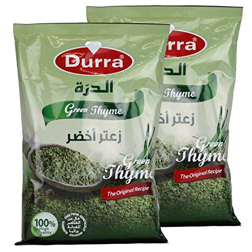 Durra - Saatar Grüne arabische Gewürzmischung - Zaatar Gewürz orientalisch im 2er Set á 400 g von Durra