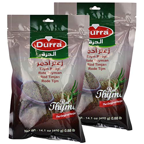 Durra - Saatar Rote arabische Gewürzmischung - Zaatar Gewürz orientalisch im 2er Set á 400 g von Durra