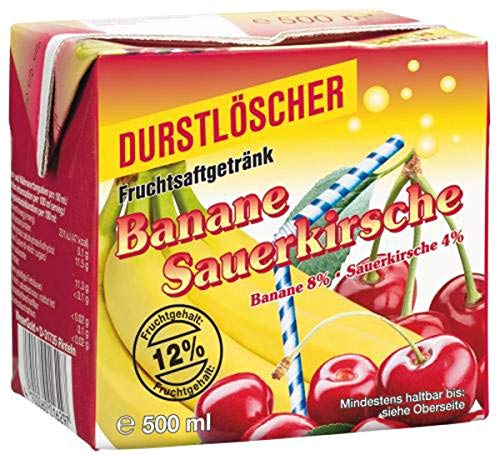 Durstlöscher Banane Sauerkirsche Fruchtsaftgetränk 500ml von Durstlöscher