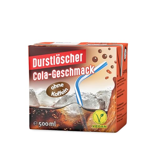 Durstlöscher Cola: Koffeinfreies Erfrischungsgetränk mit Colageschmack, Pfandfreies Trinkpäckchen, Vegan, Koffein- und Kohlensäurefreies Fruchtsaftgetränk, Ideal Für Unterwegs & Zuhause, 12 x 500 ml Durstlöscher Cola: Koffeinfreies Erfrischungsgetränk mit Colageschmack, Pfandfreies Trinkpäckchen, Vegan, Koffein- und Kohlensäurefreies Fruchtsaftgetränk, Ideal Für Unterwegs & Zuhause, 12 x 500 ml von Durstlöscher