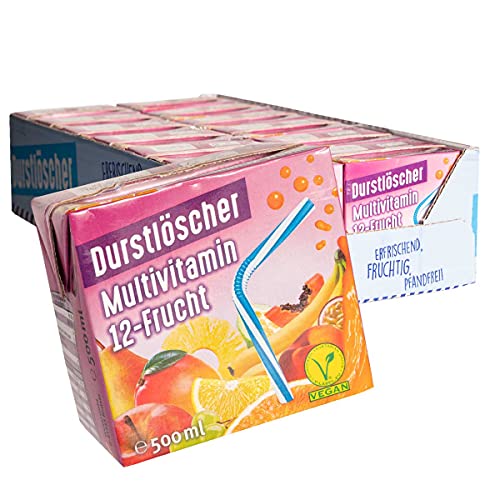 Durstlöscher Multivitamin Fruchtsaftgetränk 500ml 12er Pack von Durstlöscher