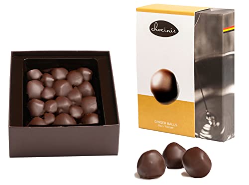 Duva Premium Ginger Balls, umhüllt von belgischer dunkler Schokolade 200g von Duva