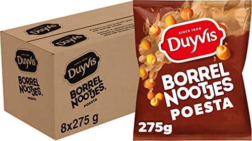 Duyvis | Borrelnootjes | Poesta | 8 x 275 gram von DUYVIS