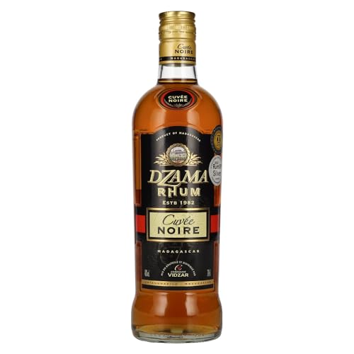 Dzama Rhum I Cuvée Noir I 700 ml Flasche I 40% Volume I Goldener Rum aus Madagaskar Dzama Rhum I Cuvée Noir I 700 ml Flasche I 40% Volume I Goldener Rum aus Madagaskar von Dzama