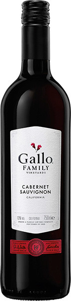 Gallo Cabernet Sauvignon Rotwein trocken 0,75 l von E & J Gallo Winery