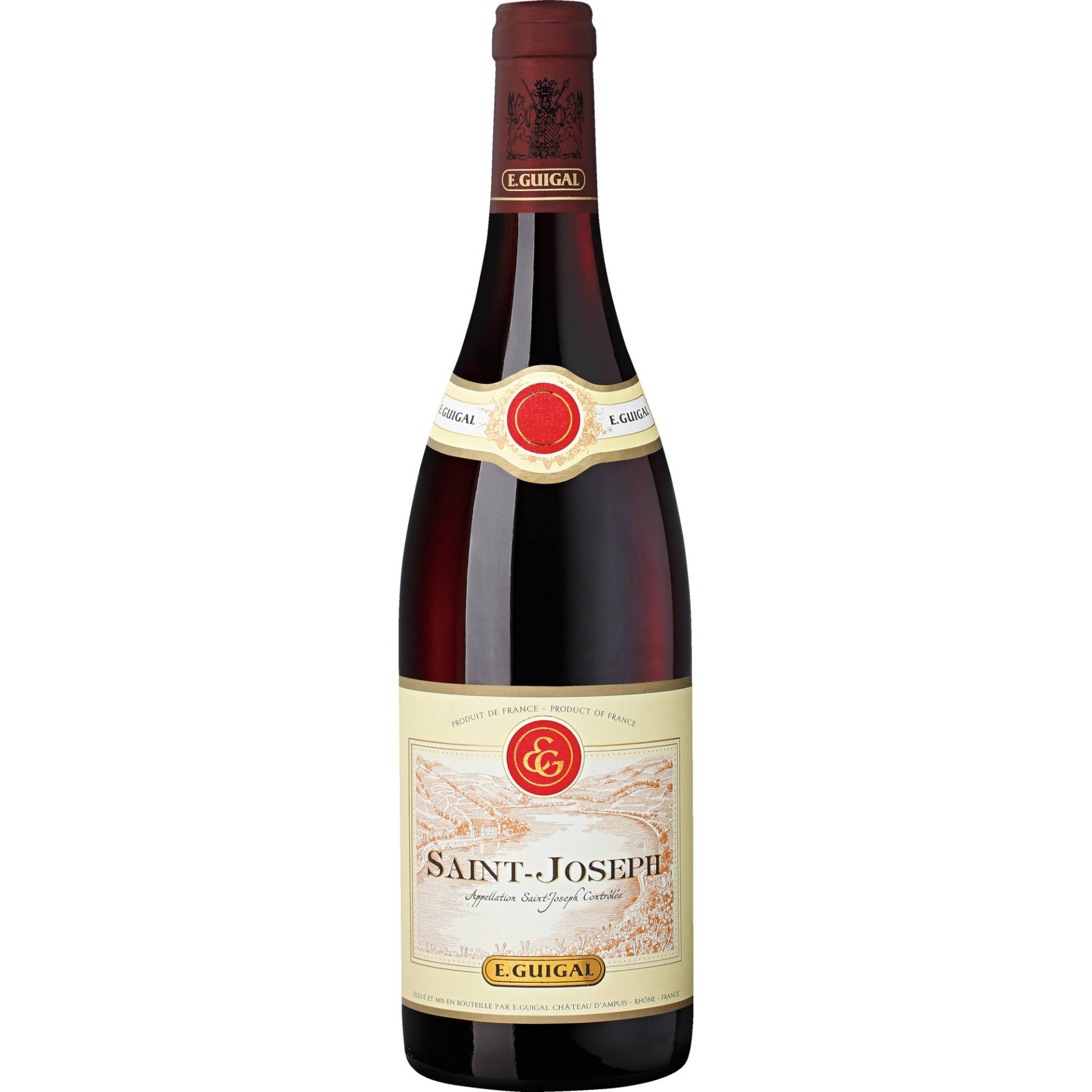 Guigal Saint-Joseph, Saint-Joseph AOP, Rhône, 2020, Rotwein von E. Guigal, Château d'Ampuis, 69420 Ampuis, France