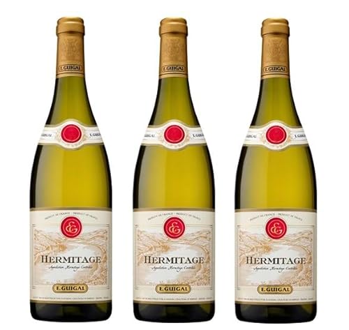 3x 0,75l - 2020er - E. Guigal - Château d'Ampuis - Hermitage Blanc A.O.P. - Rhône - Frankreich - Weißwein trocken von E. Guigal - Château d'Ampuis