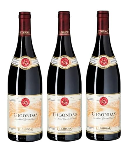 3x 0,75l - 2020er - E. Guigal - Château d'Ampuis - Gigondas A.O.P. - Rhône - Frankreich - Rotwein trocken von E. Guigal - Château d'Ampuis