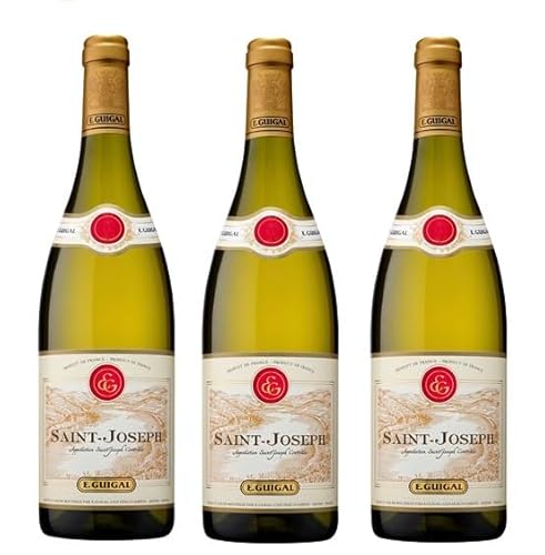 3x 0,75l - 2023er - E. Guigal - Château d'Ampuis - Saint-Joseph Blanc A.O.P. - Rhône - Frankreich - Weißwein trocken von E. Guigal - Château d'Ampuis