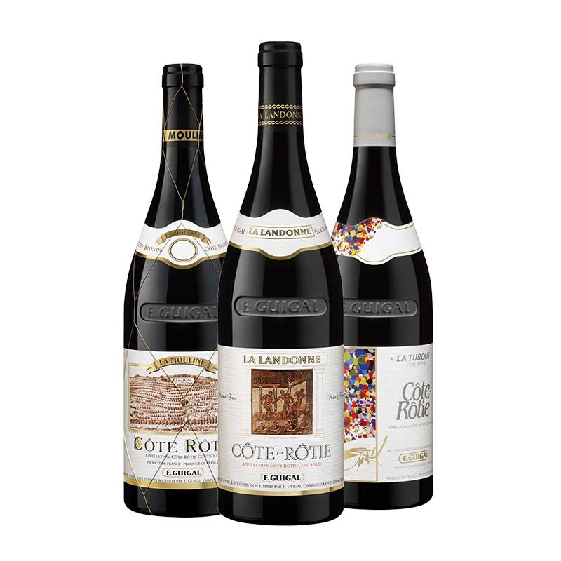 E. Guigal : Caisse Trilogie Côte-Rôtie 2021 von E. Guigal