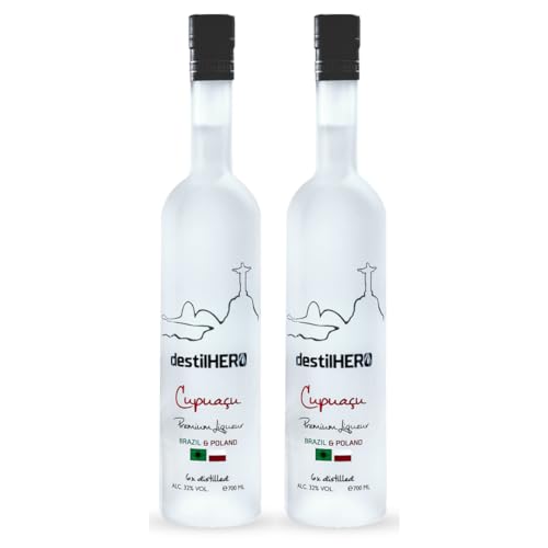 2x destilHERO Cupuaçu Premium Likör - 700ml alc. 32% vol. Der exotische Geschmack aus Brasilien 2x destilHERO Cupuaçu Premium Likör - 700ml alc. 32% vol. Der exotische Geschmack aus Brasilien von E.M.V.W. DESTILHERO