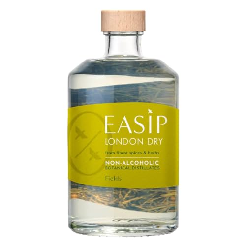 Easip I Fields I London Dry I Aus hochwertigen natürlichen Botanicals I Alkoholfreier Drink I Meiningers International Spirits Award Silver Gewinner 2021 I 700 ml von EASIP