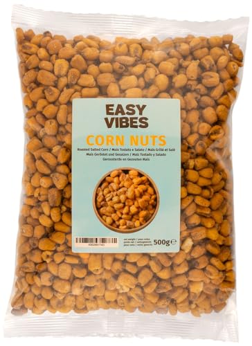 Easy Vibes - Mais Geröstet und Gesalzen (500g) | Knuspriger und Leckerer Snack von EASY VIBES