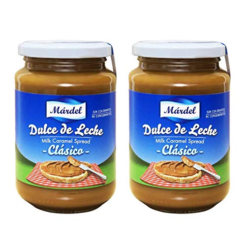 Dulce De Leche Mardel, leicht zu verteilen, 473 ml, homogene Konsistenz, perfekt für Pfannkuchen, Toast, Brownies, Eis und mehr, glutenfrei, ohne Palmöl, ohne Konservierungsstoffe, 2 Stück Dulce De Leche Mardel, leicht zu verteilen, 473 ml, homogene Konsistenz, perfekt für Pfannkuchen, Toast, Brownies, Eis und mehr, glutenfrei, ohne Palmöl, ohne Konservierungsstoffe, 2 Stück von EAT PRIME FOODS