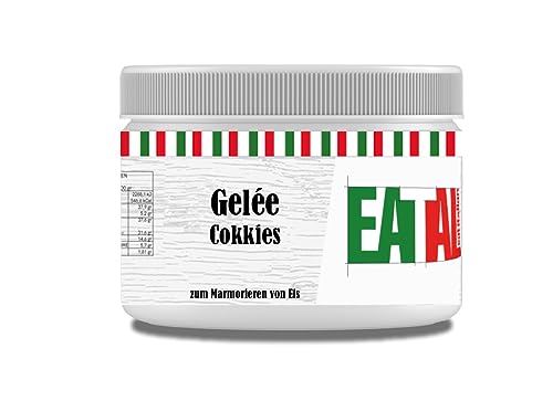 EATAL Eis-Gelée COOKIES - Variegato - Marmorierung - Eis Konfitüre | mit nur 4 Zutaten leckeres Eis zubereiten | 300 g von EATAL eat italian