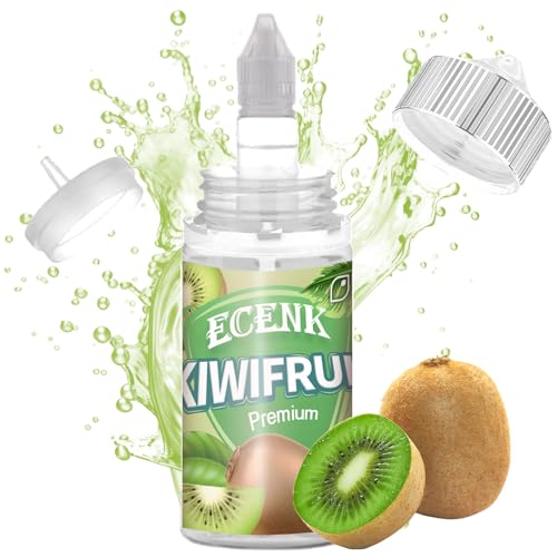 Ecenk Lebensmittelaroma - 30ml - Intensives Aroma - Food Flavour Drops - Hochdosiertes Lebensmittel Aroma, für Backen, Lebensmitteln, Vernebler, Nebelmaschinen, 100ml-DIY-Flasche (Kiwi) Ecenk Lebensmittelaroma - 30ml - Intensives Aroma - Food Flavour Drops - Hochdosiertes Lebensmittel Aroma, für Backen, Lebensmitteln, Vernebler, Nebelmaschinen, 100ml-DIY-Flasche (Kiwi) von Ecenk