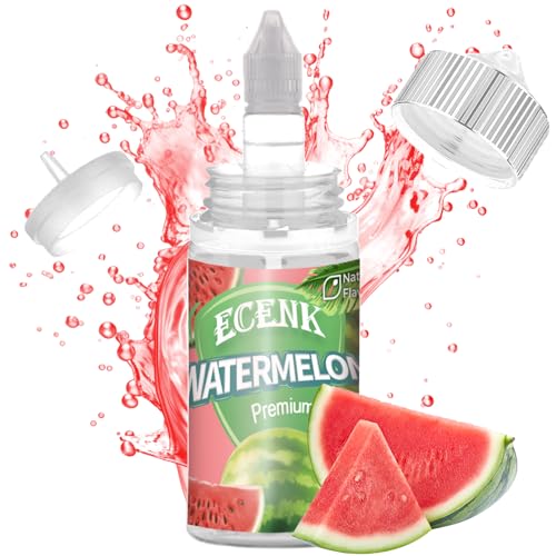 Ecenk Lebensmittelaroma - 30ml - Intensives Aroma - Food Flavour Drops - Hochdosiertes Lebensmittel Aroma, für Backen, Lebensmitteln, Vernebler, Nebelmaschinen, 100ml-DIY-Flasche (Wassermelone) Ecenk Lebensmittelaroma - 30ml - Intensives Aroma - Food Flavour Drops - Hochdosiertes Lebensmittel Aroma, für Backen, Lebensmitteln, Vernebler, Nebelmaschinen, 100ml-DIY-Flasche (Wassermelone) von Ecenk
