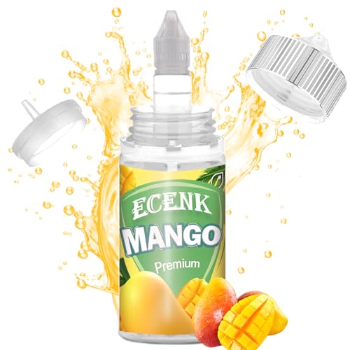 Ecenk Lebensmittelaroma - 30ml - Intensives Aroma - Food Flavour Drops - Hochdosiertes Lebensmittel Aroma, für Backen, Lebensmitteln, Vernebler, Nebelmaschinen, 100ml-DIY-Flasche (Mango) Ecenk Lebensmittelaroma - 30ml - Intensives Aroma - Food Flavour Drops - Hochdosiertes Lebensmittel Aroma, für Backen, Lebensmitteln, Vernebler, Nebelmaschinen, 100ml-DIY-Flasche (Mango) von Ecenk