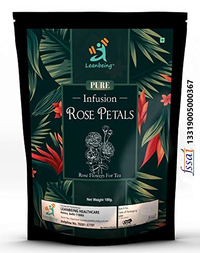 Green Velly Rose Petals 450Gm Shade Dried Gulab Patti For Tea, Skin, Face Mask For Fairness, Tanning & Glowing Skin | Herbal Tea von ECH