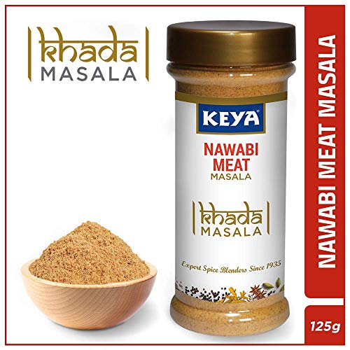 Indian Pure Delicious Keya Khada Masala - Nawabi Meat Khada Masala: Pre-Roasted Coarse Ground Whole Spice Mix, 100 g von ECH