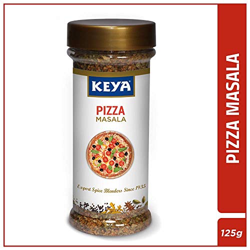 Indian Pure Delicious Keya Pizza Masala, Restaurant Like Pizza Seasoning, 100% Pure, No Preservatives, 125 g von ECH