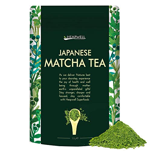 Natural Pure Herbal Heapwell Japanese Matcha Green Tea Powder 50 Grams von ECH