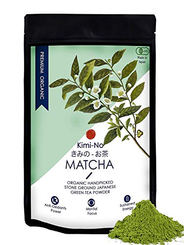 Natural Pure Herbal Kimino Japanese Organic Matcha Green Tea Powder, 50g von ECH