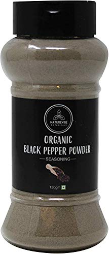 Naturevibe Botanicals Organic Black Pepper Powder - 130g von ECH