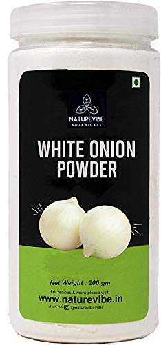 Naturevibe Botanicals Organic White Onion Powder Dry - 200gm von ECH