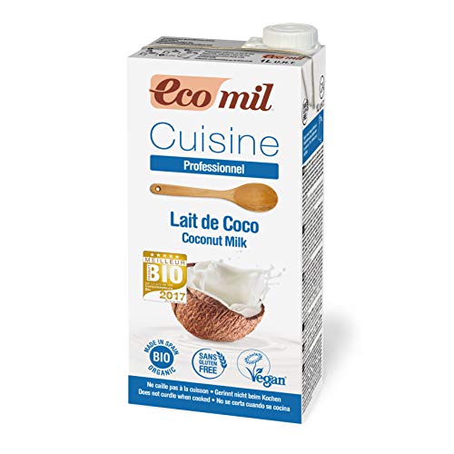 EcoMil Cuisine Coco Bio – 3er Pack (3 x 1 l) von EcoMil