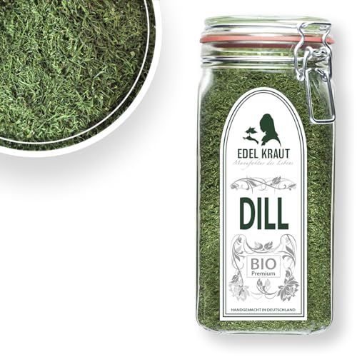 Dill getrocknet BIO Dillspitzen 200g im Premium Drahtbügelglas | EDEL KRAUT - 100% naturreine BIO DILLSPITZEN geschnitten - Dill Herb - ohne jegliche Zusatzstoffe - für Salat und Fleischgerichte Dill getrocknet BIO Dillspitzen 200g im Premium Drahtbügelglas | EDEL KRAUT - 100% naturreine BIO DILLSPITZEN geschnitten - Dill Herb - ohne jegliche Zusatzstoffe - für Salat und Fleischgerichte von EDEL KRAUT Manufaktur des Lebens