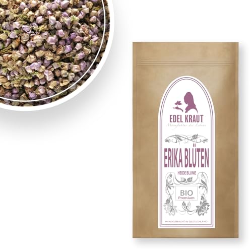 EDEL KRAUT I BIO Erikablüten Heideblüten 250g Tüte T5 - Premium Qualität aus deutscher Manufaktur - frei von Zusatzstoffen - 100% Naturrein von EDEL KRAUT Manufaktur des Lebens