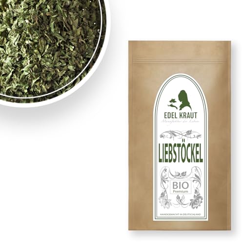 EDEL KRAUT I BIO Liebstöckelblätter 100g Tüte T3 - Premium Qualität aus deutscher Manufaktur - frei von Zusatzstoffen - 100% Naturrein von EDEL KRAUT Manufaktur des Lebens