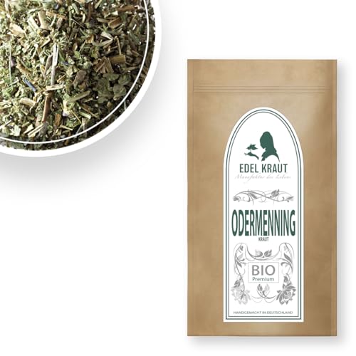 Odermennig Tee BIO 100g | EDEL KRAUT - PREMIUM KRÄUTER TEE Bio Odermennigkraut geschnitten 100% Naturrrein | ohne jegliche Zusätze von EDEL KRAUT Manufaktur des Lebens