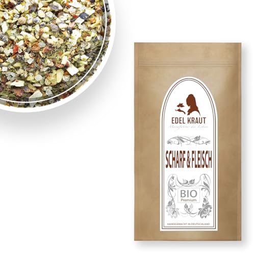 EDEL KRAUT I BIO Scharf & Fleisch - Gewürz 250g Tüte - Premium Qualität aus deutscher Manufaktur - frei von Zusatzstoffen - 100% Naturrein von EDEL KRAUT Manufaktur des Lebens