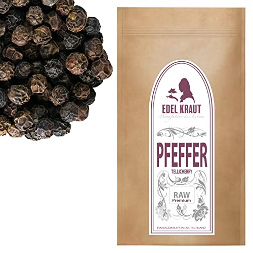 EDEL KRAUT | 100% Tellicherry Pfeffer schwarz extrabold | ohne jegliche Zusätze - 0.50kg von EDEL KRAUT Manufaktur des Lebens