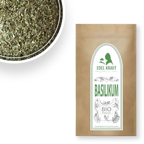 EDEL KRAUT | BIO BASILIKUM gerebelt - Premium Basil Organic 250g von EDEL KRAUT Manufaktur des Lebens