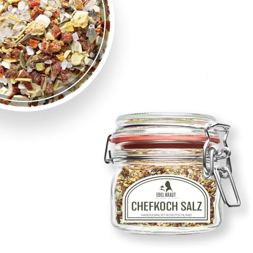 EDEL KRAUT | BIO Chefkoch Salz im Premium GLAS - 150g | Premium Gewürze im Glas von EDEL KRAUT Manufaktur des Lebens