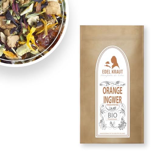 EDEL KRAUT | BIO Früchtetee Orange Ingwer - Premium Fruit Infusion Orange Ginger Organic 250g von EDEL KRAUT Manufaktur des Lebens