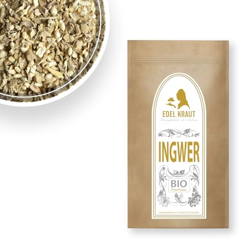 EDEL KRAUT | BIO INGWER GESCHNITTEN Premium Ginger Powder Organic 1000g von EDEL KRAUT Manufaktur des Lebens