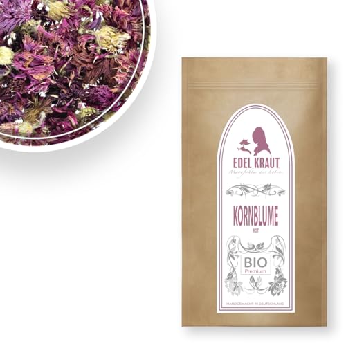 EDEL KRAUT | BIO Kornblumenblüten rot | 250g geschnitten | 100% naturrein und nachhaltig von EDEL KRAUT Manufaktur des Lebens