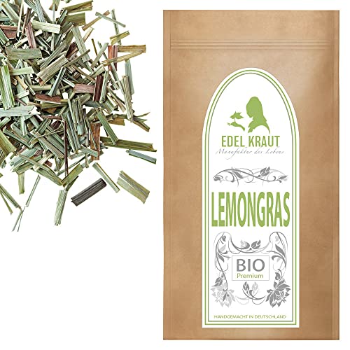 Zitronengras Tee BIO 100g | EDEL KRAUT - BIO LEMONGRAS TEE geschnitten - Zitronengras getrocknet - Premium organic lemongrass tee - Frei von jeglichen Zusätzen von EDEL KRAUT Manufaktur des Lebens