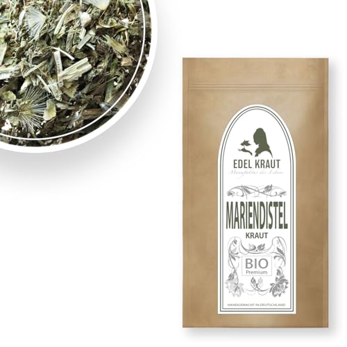 EDEL KRAUT | BIO Mariendistel Kraut Tee - Premium organic milk thistle herb cut - 250g von EDEL KRAUT Manufaktur des Lebens