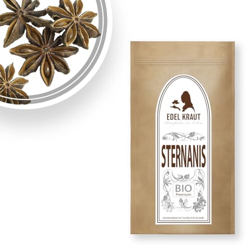 EDEL KRAUT | BIO STERNANIS - Hocharomatisch - Premium Star Anise 1000g von EDEL KRAUT Manufaktur des Lebens