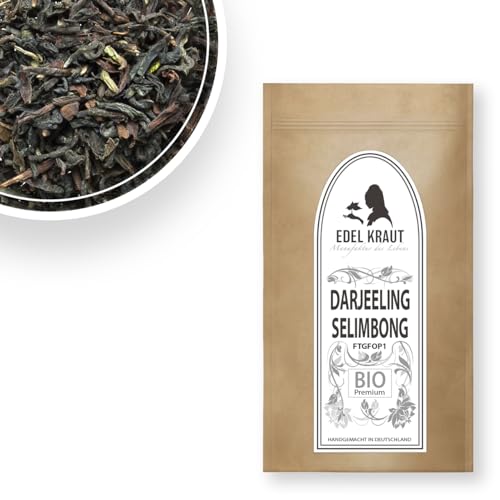 EDEL KRAUT | BIO Schwarzer Tee Darjeeling Selimbong FTGFOP1 2nd Flush - Premium Black Tea Organic 250g von EDEL KRAUT Manufaktur des Lebens