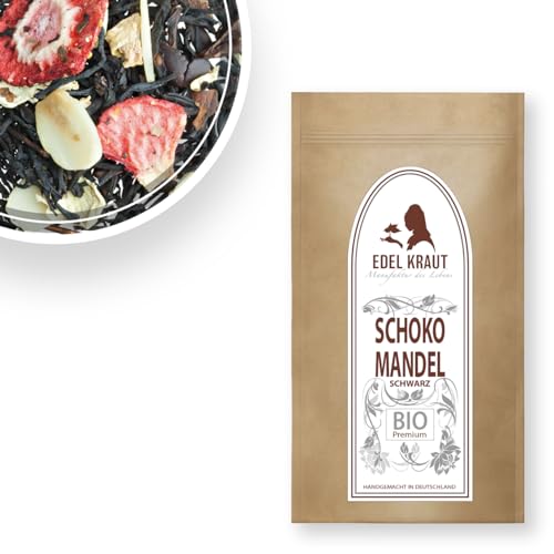 EDEL KRAUT | BIO Schwarzer Tee Schoko Mandel | Naturally Flavored Black Tea Organic 250g von EDEL KRAUT Manufaktur des Lebens