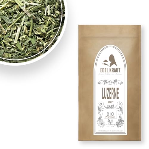 EDEL KRAUT I BIO ALFALFA Luzerne Luzernenkraut 250g Tüte T5 - Premium Qualität aus deutscher Manufaktur - frei von Zusatzstoffen - 100% Naturrein von EDEL KRAUT Manufaktur des Lebens