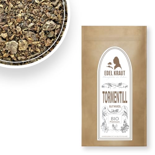 EDEL KRAUT I BIO Tormentillwurzel Blutwurz 250g Tüte T2 - Premium Qualität aus deutscher Manufaktur - frei von Zusatzstoffen - 100% Naturrein von EDEL KRAUT Manufaktur des Lebens